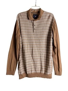 Guide London Sweater  Brown Knit Long Sleeve British design